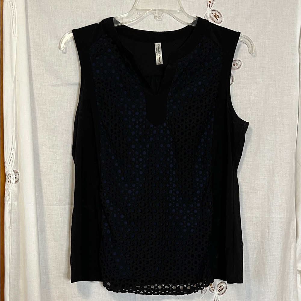 Elegant Black Sleeveless Top